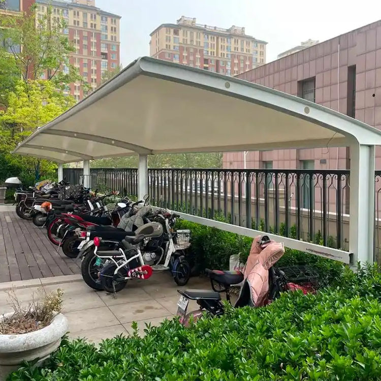 陇南膜结构电动车棚